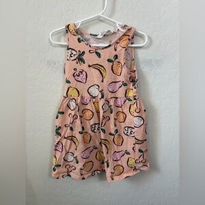 H&M Kids Casual Dress - Pink with Fruit Print